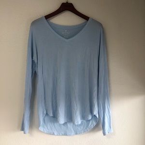 Baby blue american eagle top
